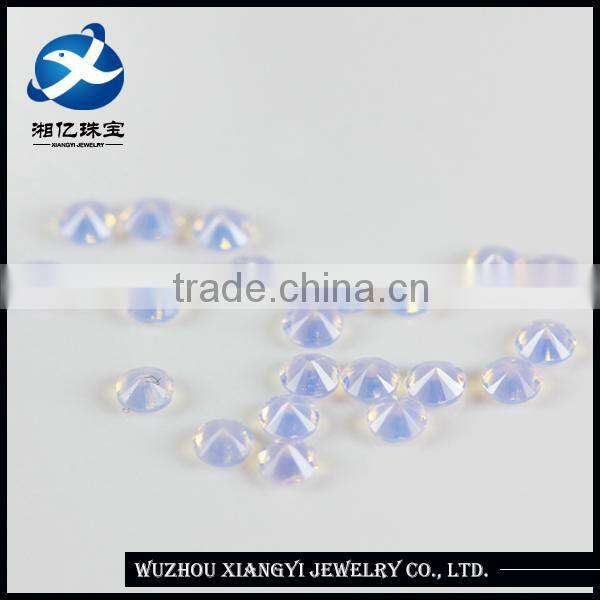 Factory direct 4mm round shape synthetic opal pink color for sale