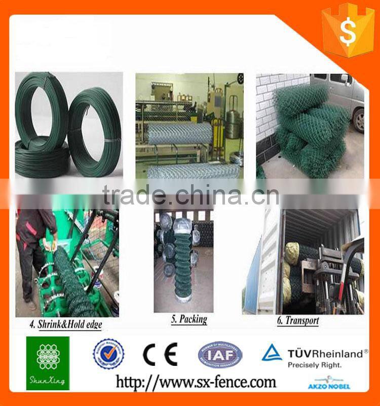 Alibaba Hot dipped galvanized wire chain link fence for hot sale!!!