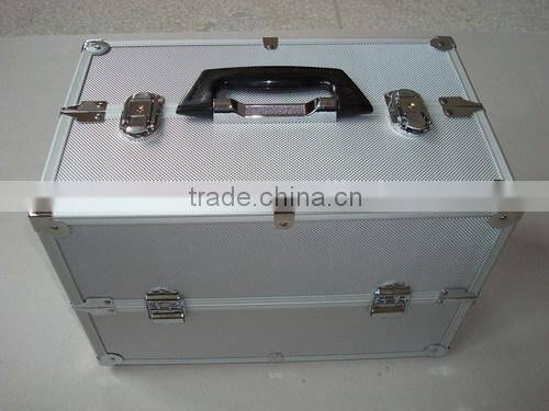 Hard tool case with aluminum frame,fiber optic tool kit,Aluminum tool case with handle
