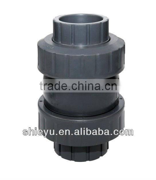 Plastic True Union Ball Check Valve
