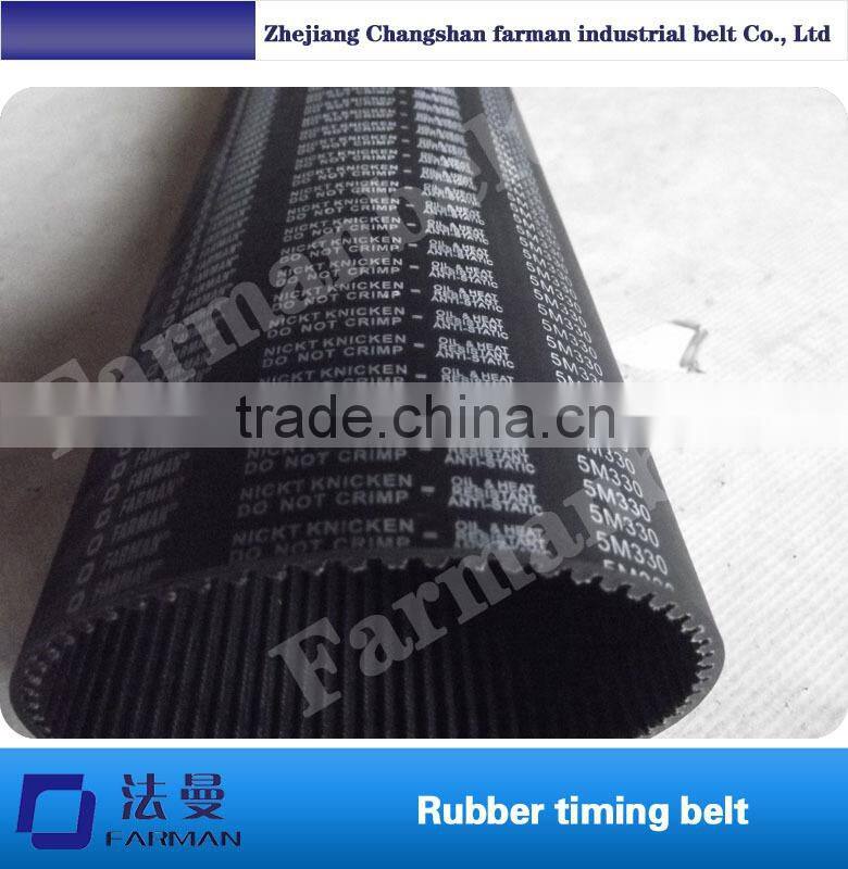 Factory direct sales timming belt, rubber synchronous belt, type:5M Brand: Farman