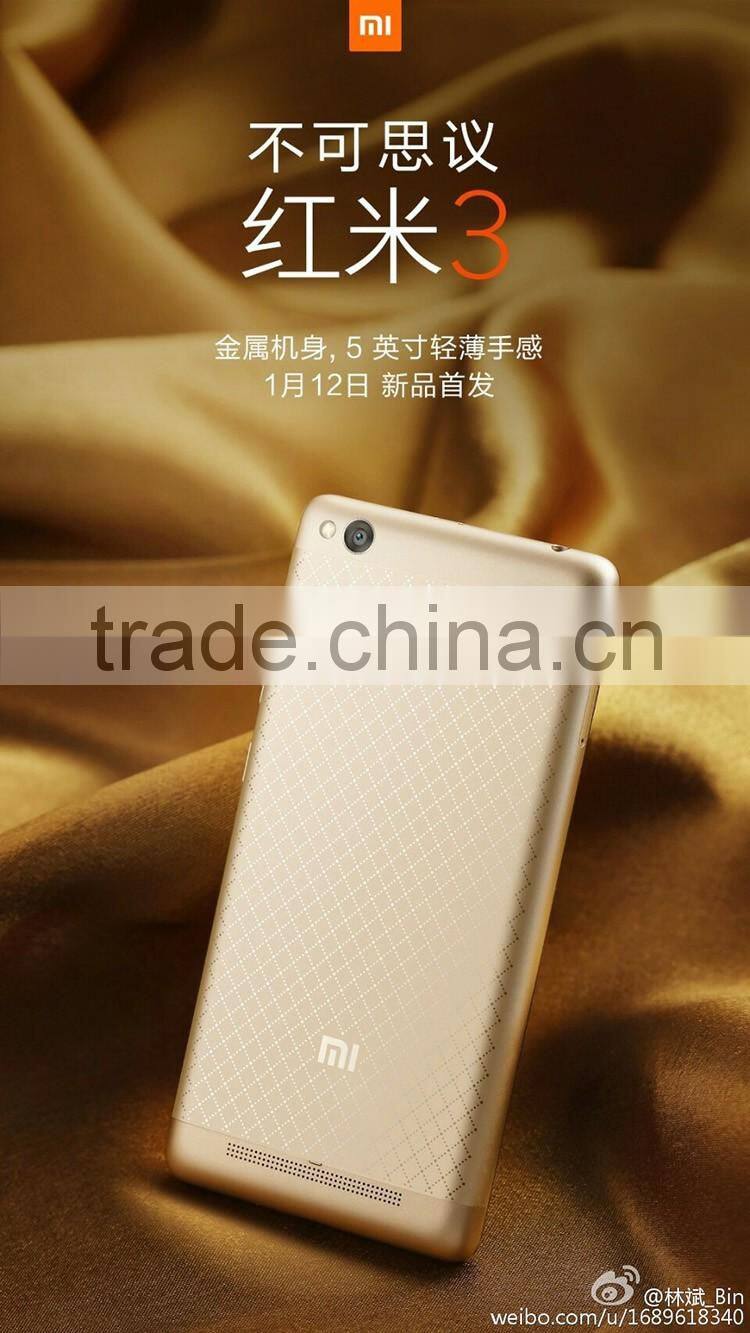 2016 April new arrive phone Xiaomi Redmi 3 with fingerprint identification 3G 32G
