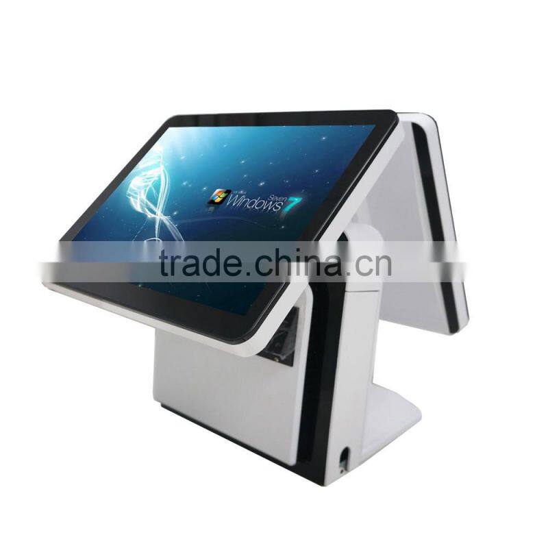Dual Screen All in One Capacitive Touch POS System