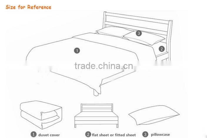 Classic reactive printing home duvet cover set