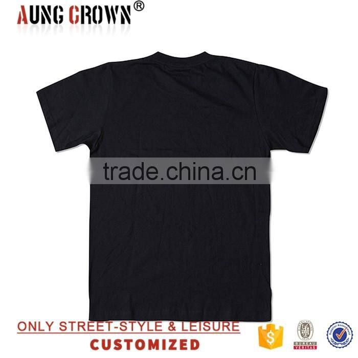 New Fashion Printing Design Men Short Sleeve Cotton T Shirt