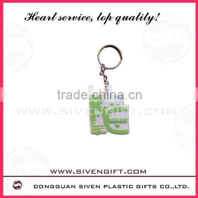 customized banana design soft pvc keychain