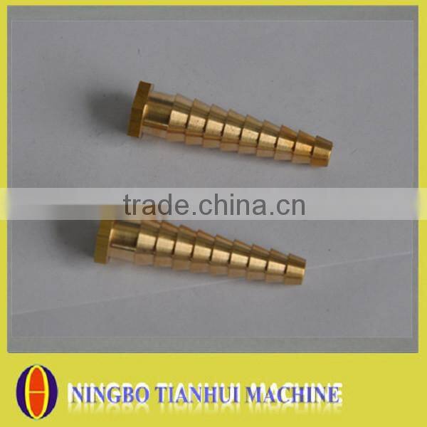 CNC turning machining copper pipe fitting
