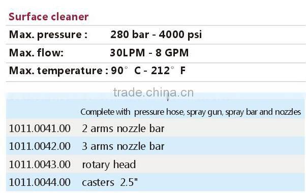 20'Stainless Steel Surface Cleaner/Floor Sweeper