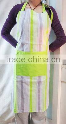 stripe bib apron kitchen with one big pocket wholesale