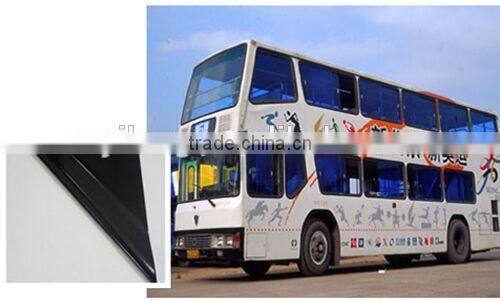 PVC self adhesive vinyl with black glue sticker Smooth and waterproof 0.914/1.07/1.27/1.37/1.52*50m