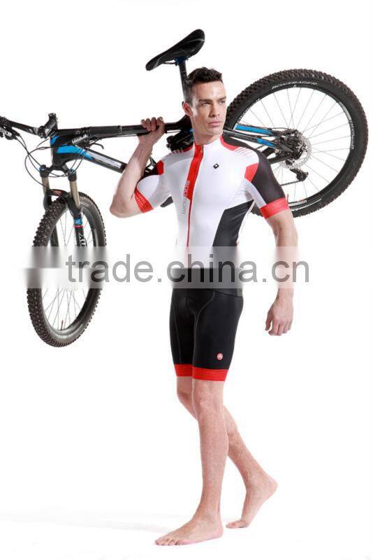Skin suit Professional Full Zippet Custom Cycling Jersey Summer