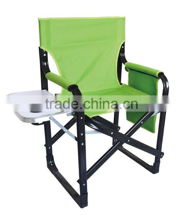 Lightweight aluminum fishing chair high seat folding beach chair