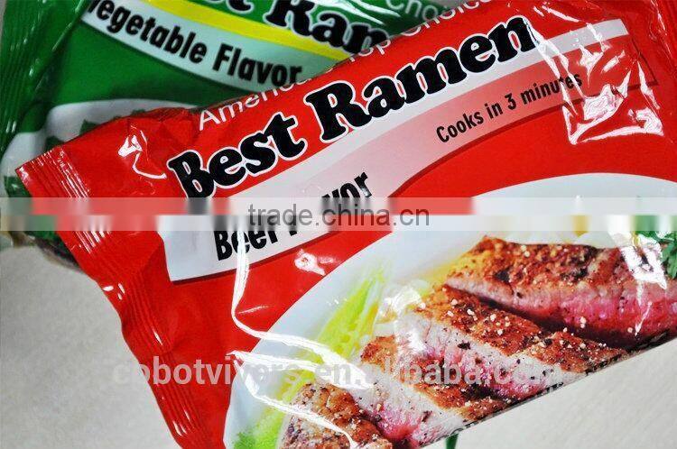 cup instant noodle / 85 bag cup chicken ramen / HALAL OEM ramen noodles factory