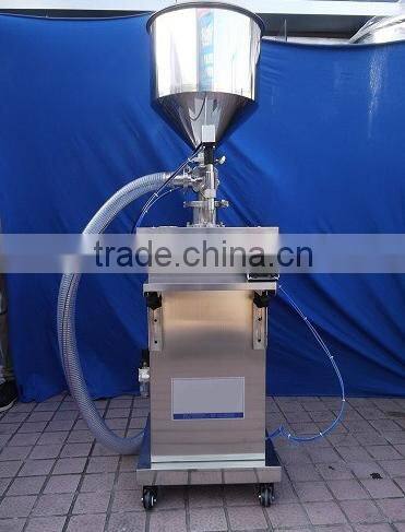 Two head semi-auto peanut butter paste filling machine(Skype:shuliy218)