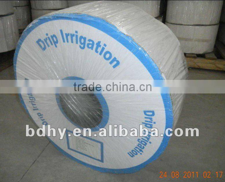 drip pipe with cylinder drippers for fruit save-water irrigation