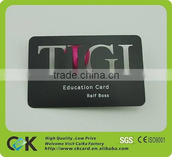 Custom metal vip card with magnetic stripe