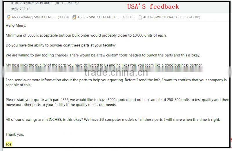 Customized cnc machining Motorcycle bolt