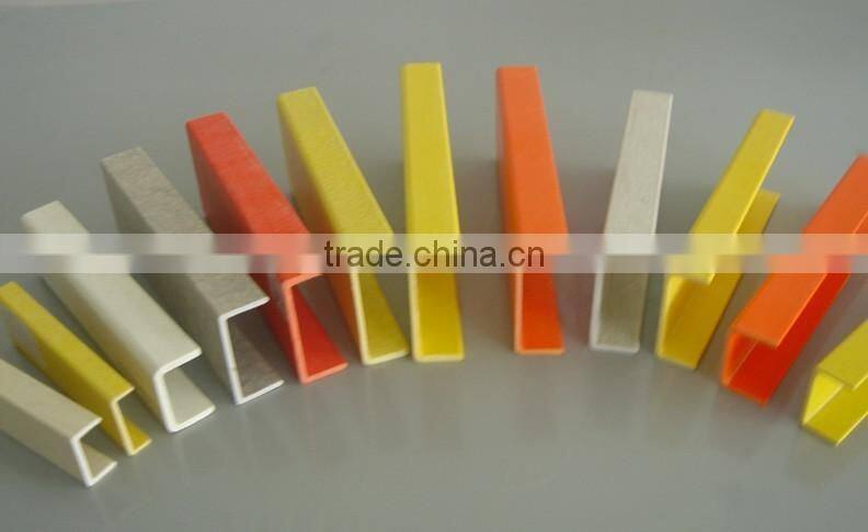 Fiberglass frp Channel Beam/ frp material rebar