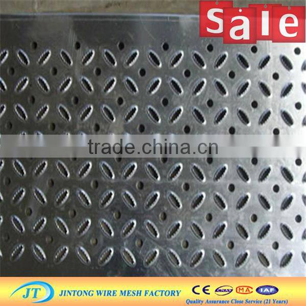 316l stainless steel perforated metal/anti-slip grip strut safety grating
