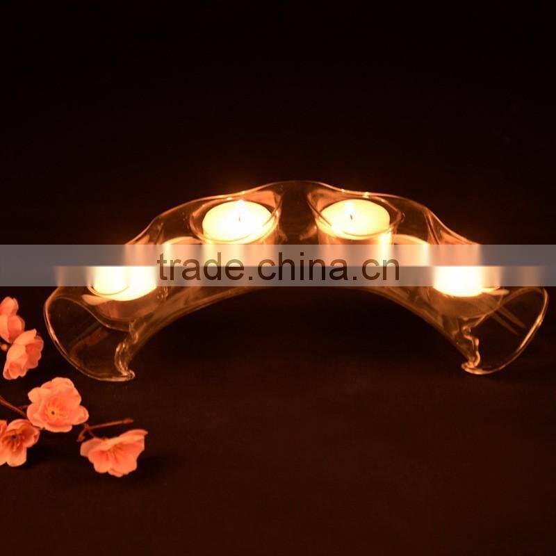 bridge shape crystal Candle Holder For Home Decorations,elegant candle holders