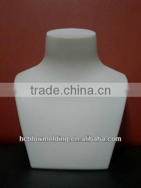 OEM BLOW MOLDING plastic mannequin HDPE jewelry neck display model