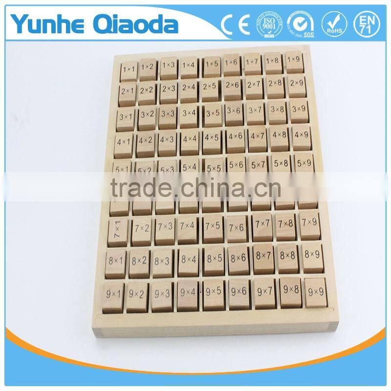 Early Learning Wooden multiplication table