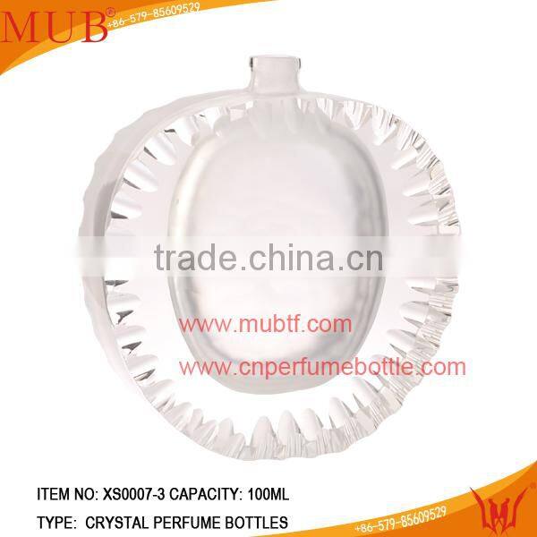 100ml empty crystal perfume bottles with pineapple shaped