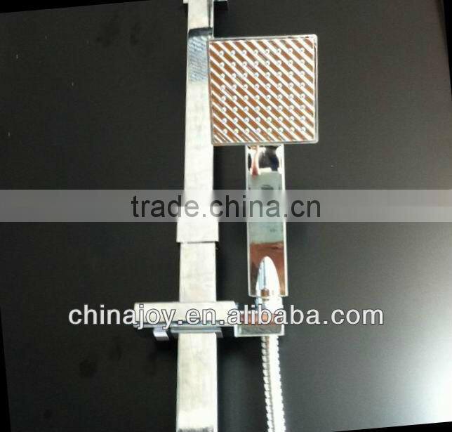 luxury square bath and shower faucet