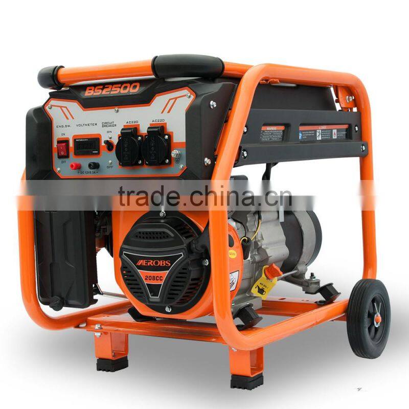 BSGE2500E BEROBS Transfomers modle Protable OEM Factory Gasoline Generator Power 2.0kw with CE Approved
