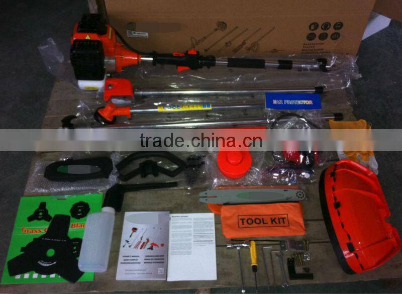 4 in 1 multifunction brush cutter pole saw with CE,GS,EU2