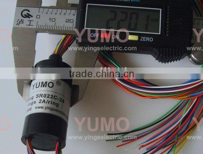 SR022C-24 Slip ring 24rings 2A per capsule electrical slip ring