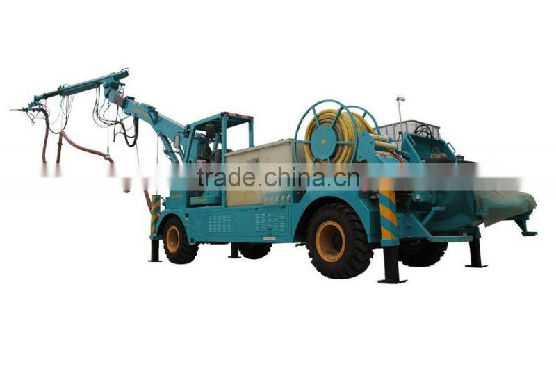 HSC3016 tunnel construction concrete spray robot telescope arm shotcrete system
