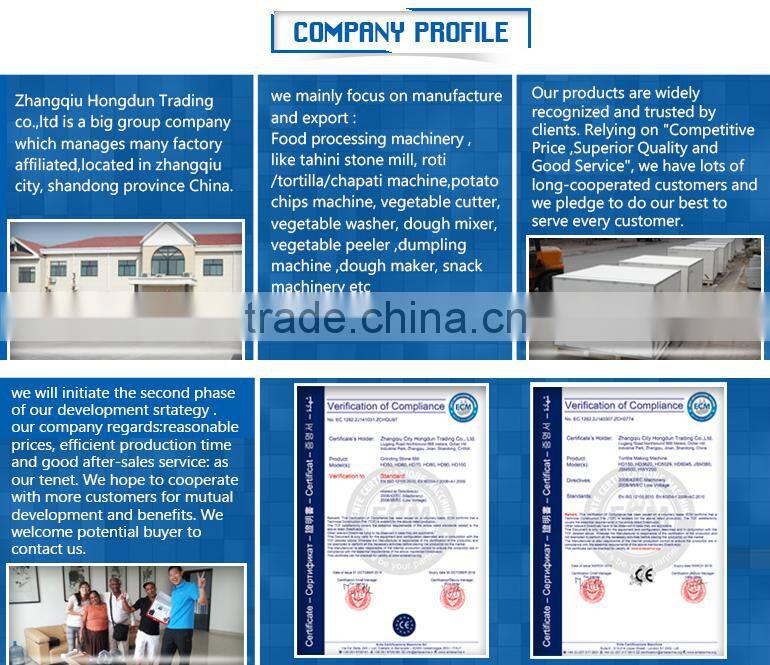 High efficiency 0.5-3mm Thickness Dough Bread Roti Chapati Making