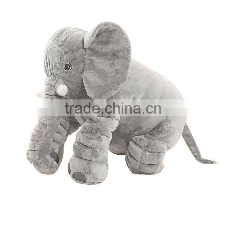 Promotional custom Baby Children Kids body Sleep soft Plush Elephant Pillow Toy
