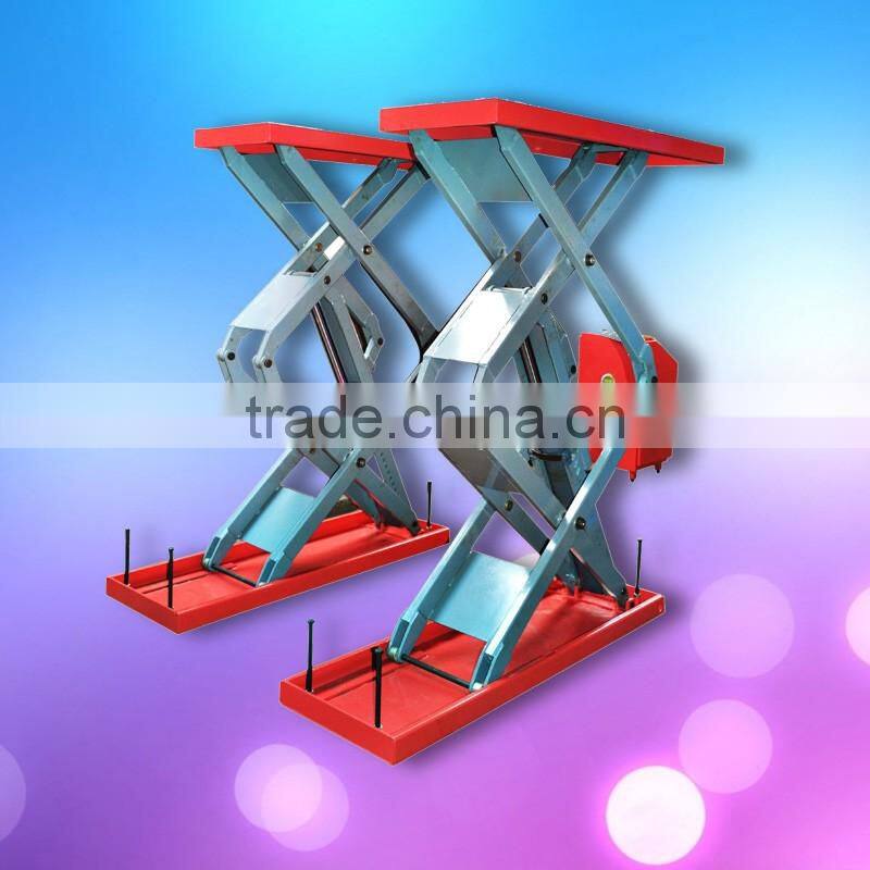 One cylinder Hydraulic lift type and single post design mobile single post lift