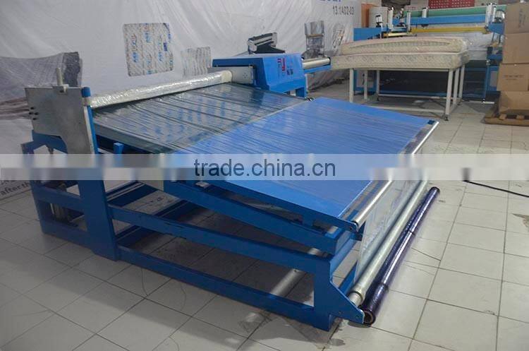 China Foshan NaiGu factory semi automatic mattress roll wrapping machine