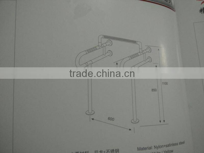 stainless steel urinal armrest