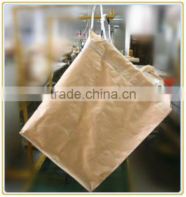 pp virgin bulk ton bag with PE inner bag for food