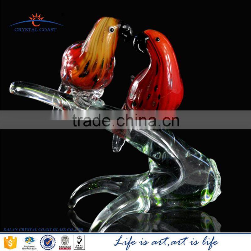 ornaments glass small bird figurines as gift for girls teenagers
