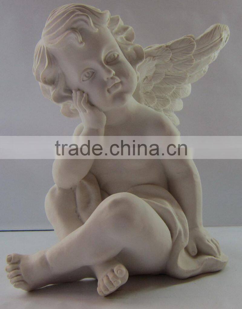 New arrival resin religious little angel statue