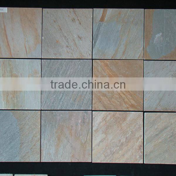 Colorful quartzite floor tile