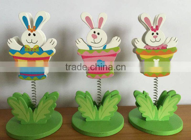 new easter gifts Wooden craft card holder,office decoration home decoration