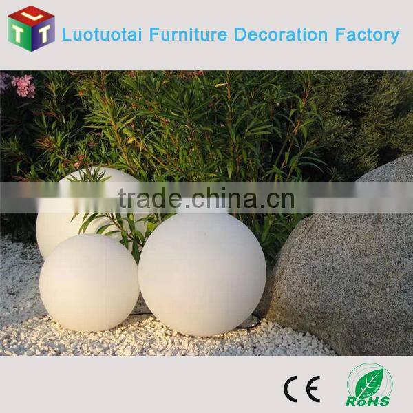 PE plastic illuminated led holloween decorative ball