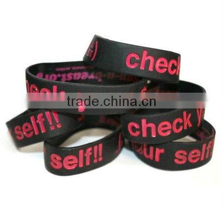 HOT Sale !!! Most Special and Lovely printed silicone bracelet