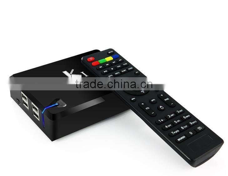 Best-selling K1 Android DVB-T2 Set Top Box AML 805 Android 4.4 Smart TV box K1 Hybrid Android TV Box Shenzhen factory