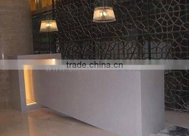 Custom sized coiran acrylic solid surface hotel lobby furniture