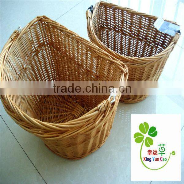 half round wicker bicycle basket wholesale for USA