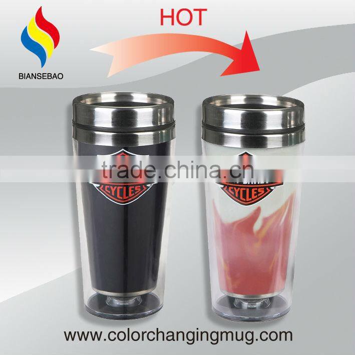 Stainless Steel Mug and Cap Metal Travel Mug