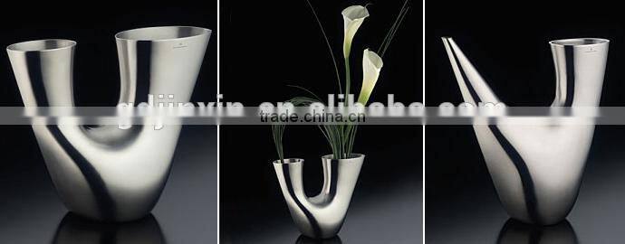 JINXIN HARDWARE Stainless Steel Flowerpot / Outdoor Flower Vase / Metal Planter