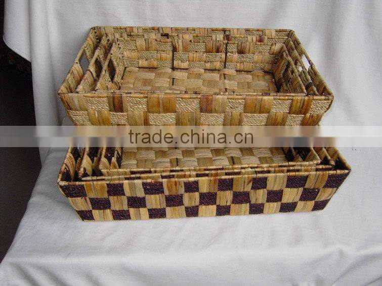 Natural color Water- Hyacinth flower basket/planter